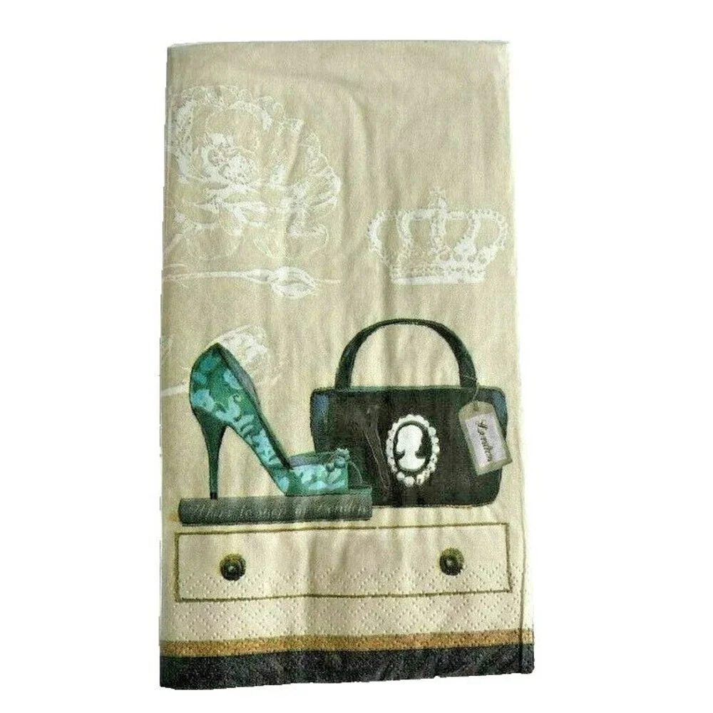 Avanti Fabulous Couture Paper Napkins Guest Towels Buffet 16 ct 2 pks Decoupage